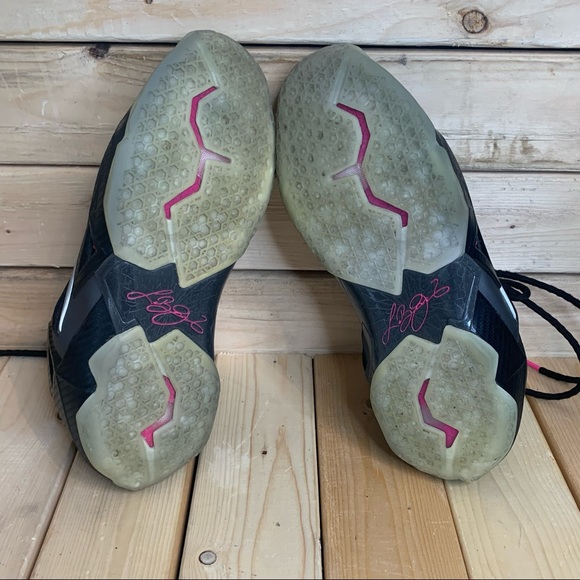 Nike Lebron 11 XI Sneakers Size 11 "Miami Nights" 616175-003 2013 - Picture 8 of 10